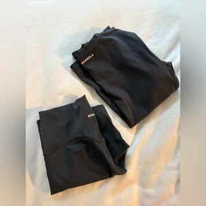 Adanola Dark Blue Long Sleeve and Short Set